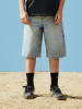 name it Shorts in Light Blue Bleached Denim