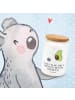 Mr. & Mrs. Panda gewürzdose Avocado Tanzen mit Spruch in Weiß