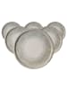 Ritzenhoff & Breker 6er Set Pizzateller Rimini ø 30 cm grau in grau