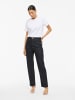 Vila Straight Fit Jeans in Dark Blue Denim 1