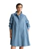 Marc O'Polo DENIM Ausgestelltes Streifenkleid in Light Blue