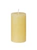 Butlers Stumpenkerze RUSTIC 12er-Set in Gelb