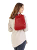 Samantha Look Rucksack echt Leder in rot