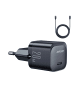 COFI 1453 Wandladegerät mit USB-C Kabel 20W in Schwarz