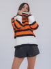 Freshlions Strickpullover Astrid in Orange