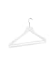 relaxdays 80x Kleiderbügel in Weiß
