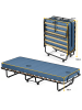 COSTWAY Gästebett in Blau
