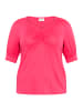 KAFFE curve T-shirt KCsissy Tight fit in Raspberry