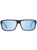 Serengeti Unisex Sonnenbrillen Trapezförmig Schwarz