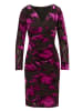 Adrianna Papell Knielanges Cocktailkleid Surplus Velvet Midi Dress in Black_Violet