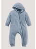Hessnatur Softfleece Overall Regular in helles jeansblau