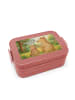 Mr. & Mrs. Panda Bento Box Bär Kind Design mit Spruch in Rot Pastell