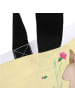 Mr. & Mrs. Panda Shopper Hase Sitzen mit Spruch in Gelb Pastell