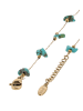 grassland Women Bracelet in Gold Turquoise