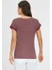 Vivance Kurzarmshirt in beere, navy