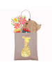 Mr. & Mrs. Panda shopping tasche Giraffe Blumenkranz ohne Spruch in Braun Pastell