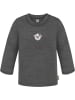 Normani Outdoor Sports Baby Merino Set Wollpullover und Unterhose in Anthrazit