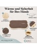 Hofbrucker Lammfell-Handwärmer für Kinderwagen in Braun