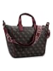 Guess Follie Shopper Tasche 32 cm in brown logo