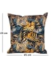 JACK 1 x Outdoor Kissenhülle 45x45cm Motiv Blatt Gold
