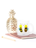 Mr. & Mrs. Panda Teetasse Biene Verliebt ohne Spruch in Transparent