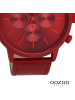 Oozoo Analog-Armbanduhr Oozoo Timepieces rot extra groß (ca. 50mm)