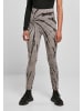 Urban Classics Urban Classics Damen Ladies Cotton Tie Dye High Waist Leggings in black/asphalt
