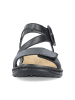 rieker Sandalette in schwarz