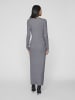 Vila Strickkleid in Medium Grey Melange