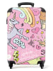 MuchoWow Suitcase, Koffer, Reisekoffer Wunderland rosa
