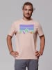wat? Apparel T-Shirt Retro Landscape in Fraiche Peche