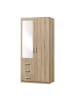 en.casa Kleiderschrank Bodolz in Beige Ohne Farbe (B)80cm (G)73.3cm