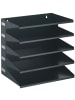 Durable Sortierreck Metall mit 5 Fächern HxBxT 330x360x250mm schwarz