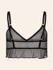 Erlich Textil  Erlich Textil Bustier ICONIC MESH BRALETTE TOP in schwarz