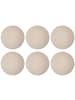 OnlyWow Glasuntersetzer 6er-Set Kreisrelief