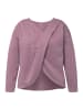 Ulla Popken Longsleeve in grau-flieder