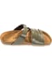 Palado Pantoletten Roma in Lack Khaki