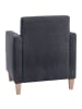58 aufm Kessel SESSEL Karol Bezug Veloursstoff Buche natur / anthrazit