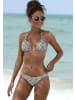 LASCANA Triangel-Bikini-Top in oliv-bedruckt
