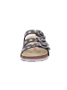 superfit Tieffußbett Pantolette FUSSBETTPANTOFFEL in Grau/Silber