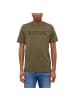 Mustang T-Shirt 1er Pack in Olivgrün