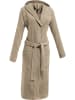 REDBEST Frottier Unisex-Bademantel mit Kapuze Chicago in taupe