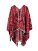 collezione alessandro Poncho " Marcia " in rot