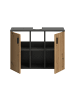 ebuy24 Waschbeckenunterschrank Mone Eiche 80 x 30 cm