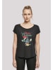 F4NT4STIC T-Shirt Disney Arielle die Meerjungfrau Merry Christmas in schwarz