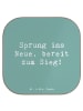 Mr. & Mrs. Panda Untersetzer Spruch Sich in einer neuen Sportart... in Meeresbrise