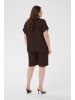 KAFFE curve Bluse kurzarm KCmille Loose fit in Black Coffee