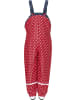 Playshoes Kinder Regenhose "Regenlatzhose mit Punkten" in Rot