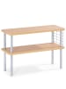 Kesper Küchenregal auf Arbeitsplatte, 2 Ebenen, Buchenholz in Braun, (H) 38 x (L) 55 cm