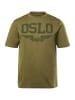 JP1880 Kurzarm T-Shirt in dunkles olive